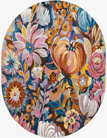 7' 10 x 10' Blossom Oval Rug