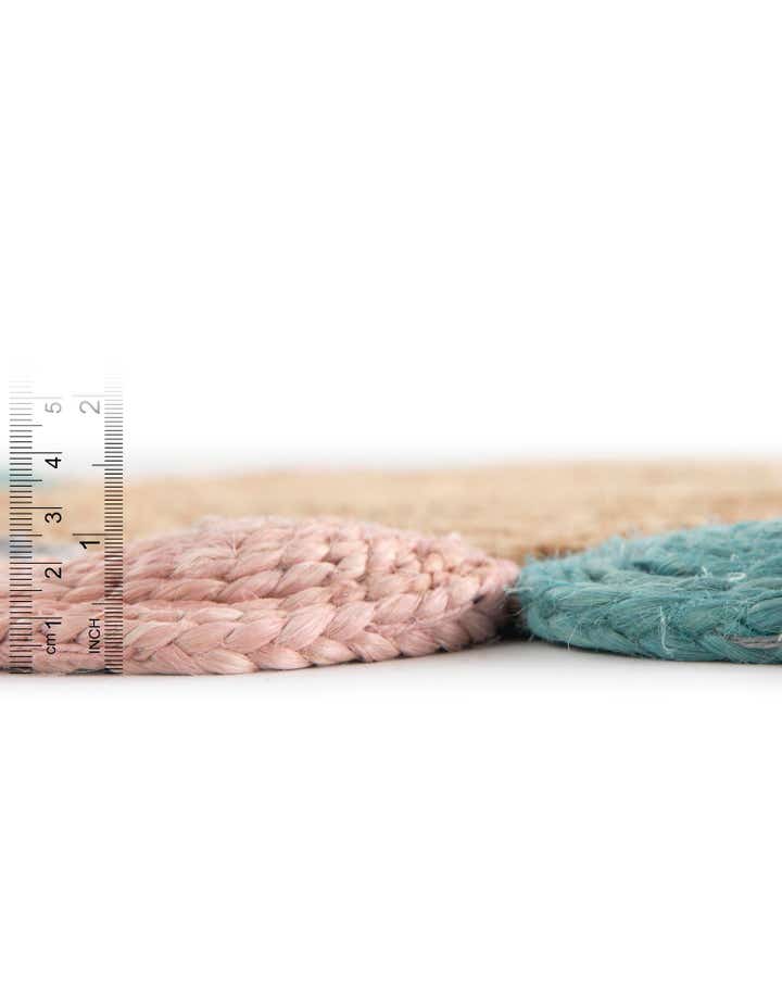 5' 1 x 8' Braided Jute Oval Rug