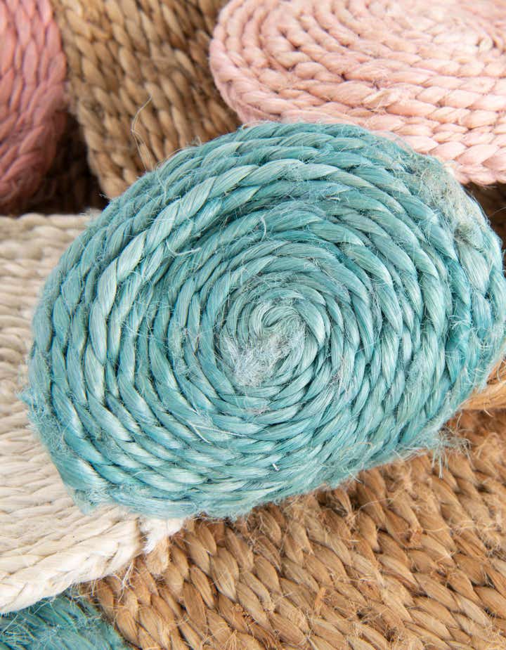 5' 1 x 8' Braided Jute Oval Rug