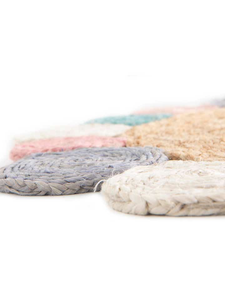 5' 1 x 8' Braided Jute Oval Rug