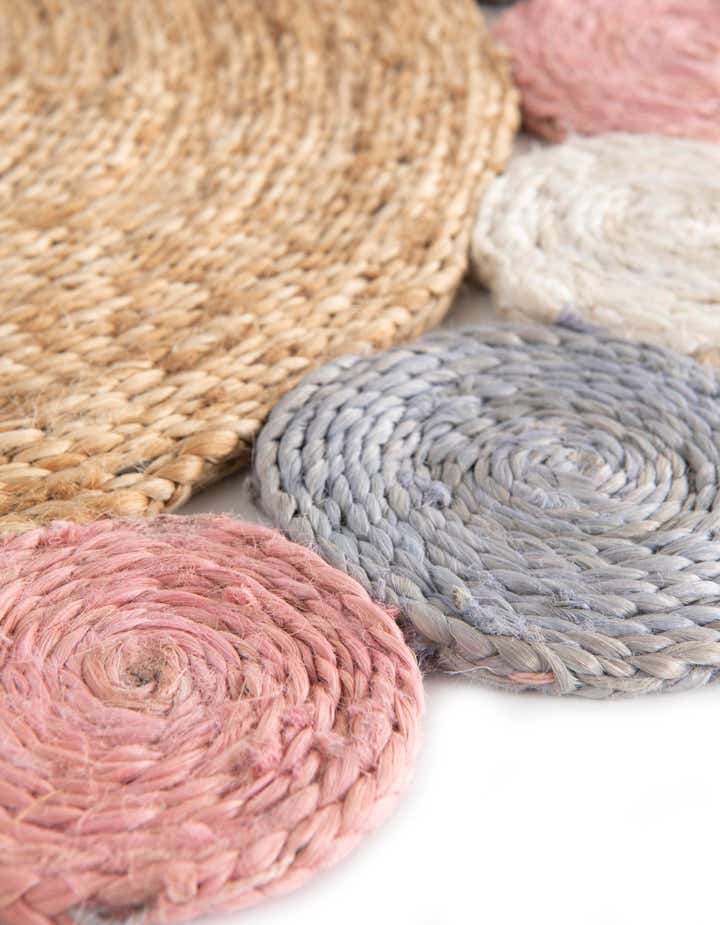 5' 1 x 8' Braided Jute Oval Rug