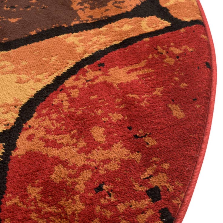 Detail image of 4' 1 x 6' 1 Cafe Oval Rug