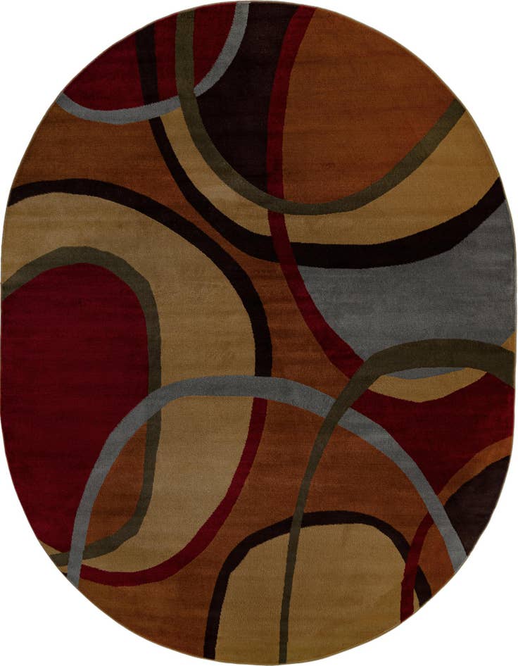 Detail image of 7' 10 x 10' Cafe Oval Rug