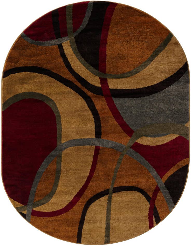 Detail image of 5' 3 x 8' Cafe Oval Rug