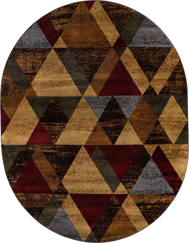 Detail image of 7' 10 x 10' Cafe Oval Rug