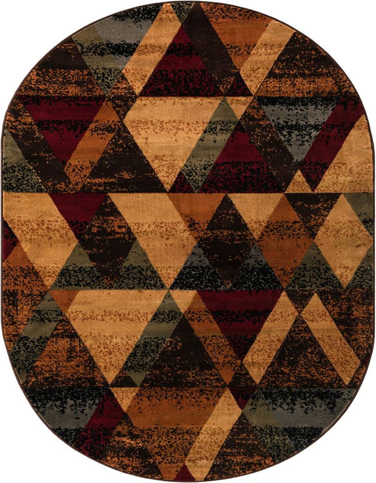 Detail image of 5' 3 x 8' Cafe Oval Rug