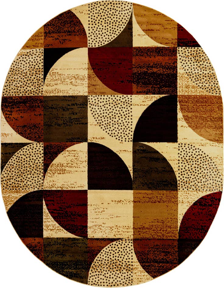 Detail image of 7' 10 x 10' Cafe Oval Rug