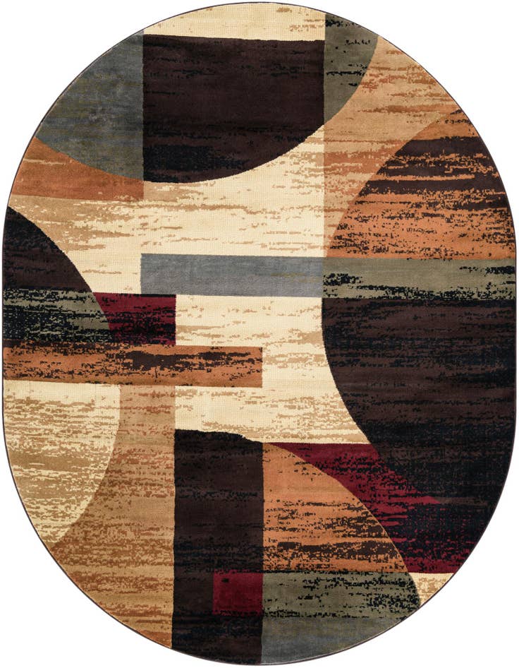 Detail image of 7' 10 x 10' Cafe Oval Rug