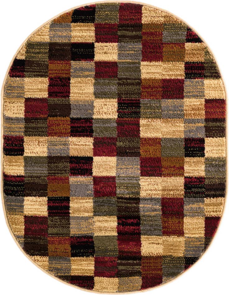 Detail image of 2' x 3' Cafe Oval Rug