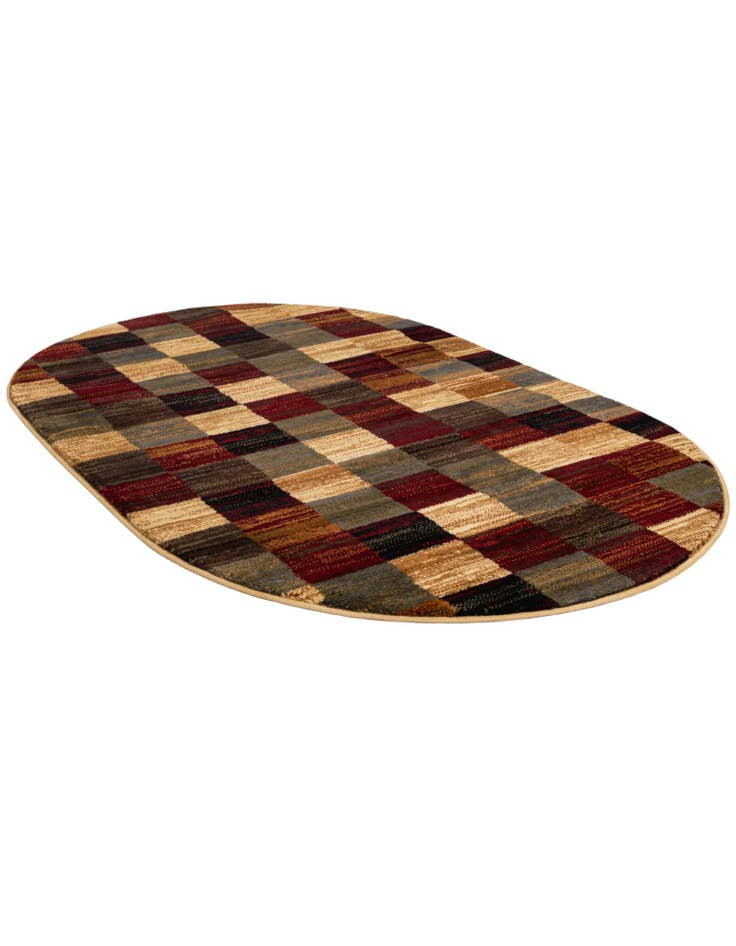 Detail image of 3' 1 x 5' 3 Cafe Oval Rug