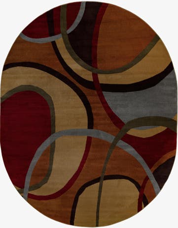 7' 10 x 10' Cafe Oval Rug