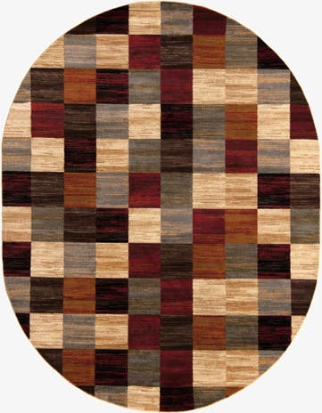 7' 10 x 10' Cafe Oval Rug