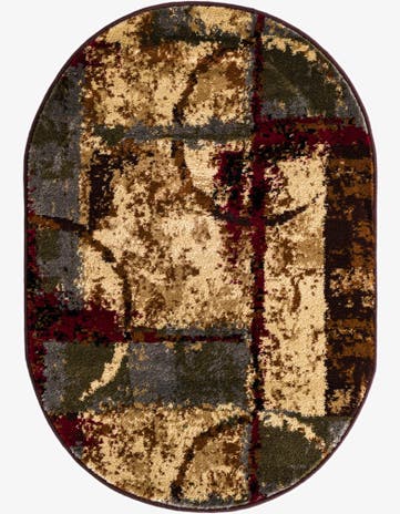 2' x 3' Cafe Oval Rug