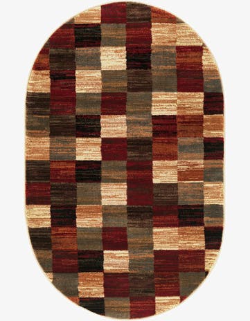 3' 1 x 5' 3 Cafe Oval Rug