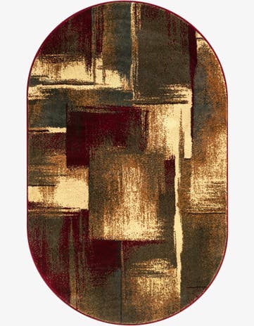 3' 1 x 5' 3 Cafe Oval Rug