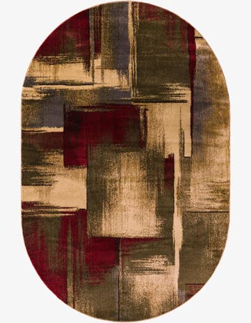 5' 3 x 8' Cafe Oval Rug