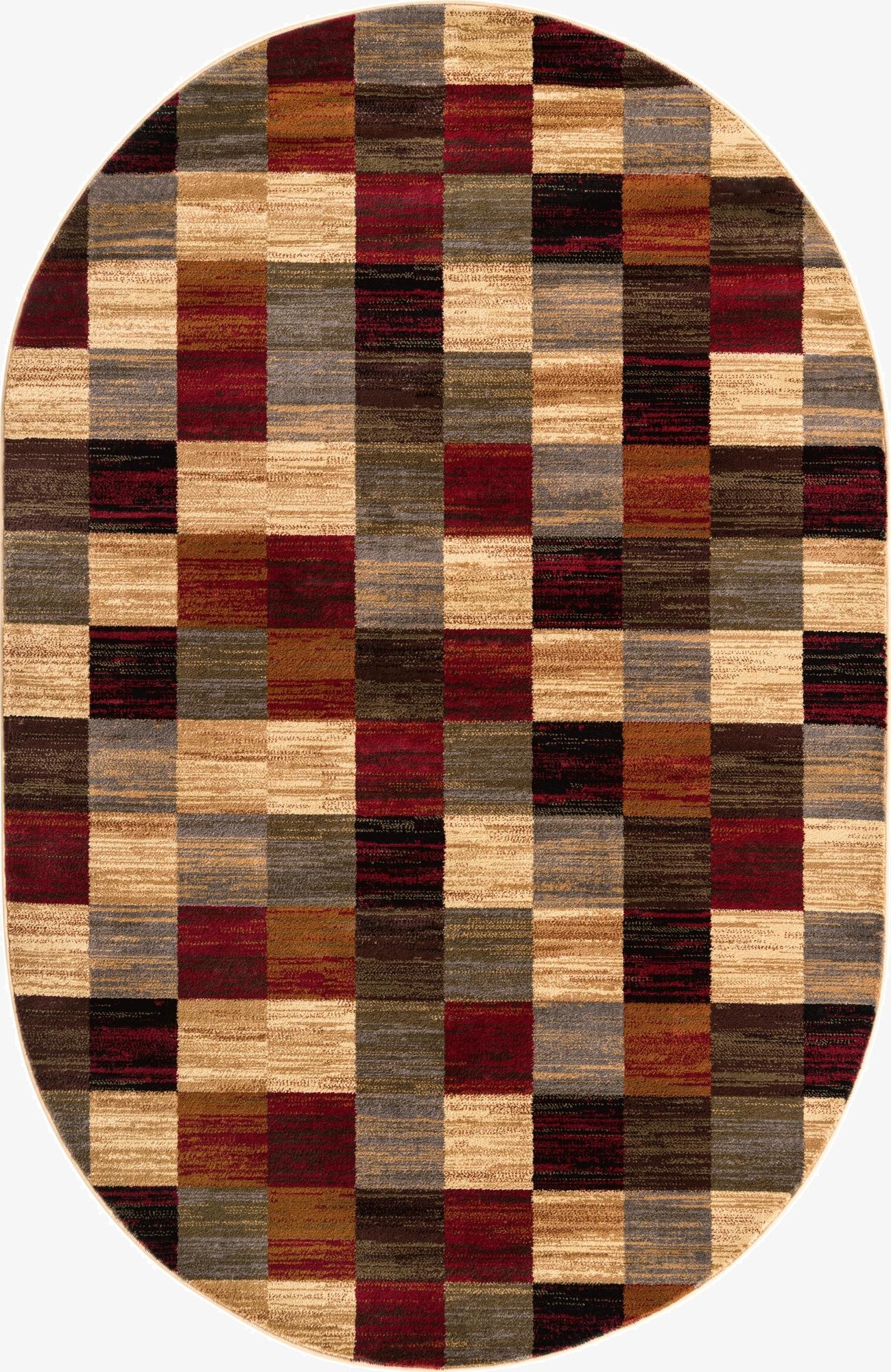 5' 3 x 8' Cafe Oval Rug