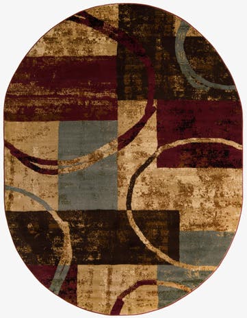 7' 10 x 10' Cafe Oval Rug