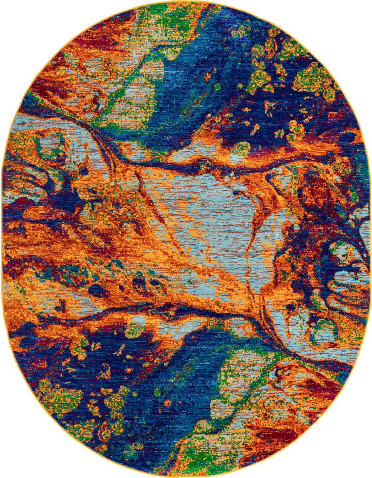 Detail image of 7' 10 x 10' Calypso Oval Rug