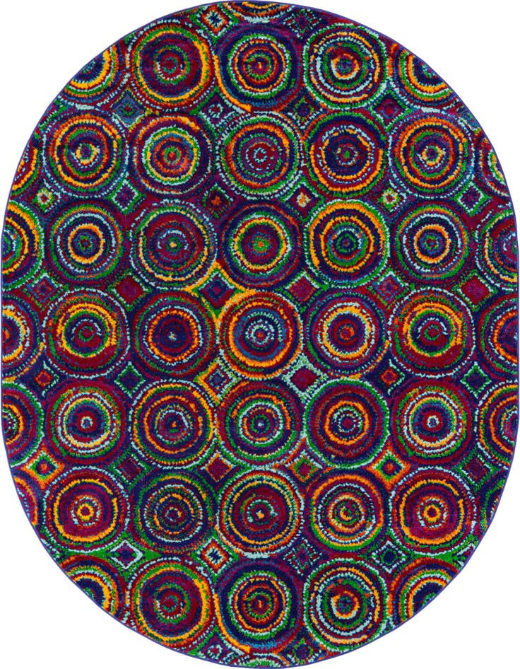 Detail image of 7' 10 x 10' Calypso Oval Rug