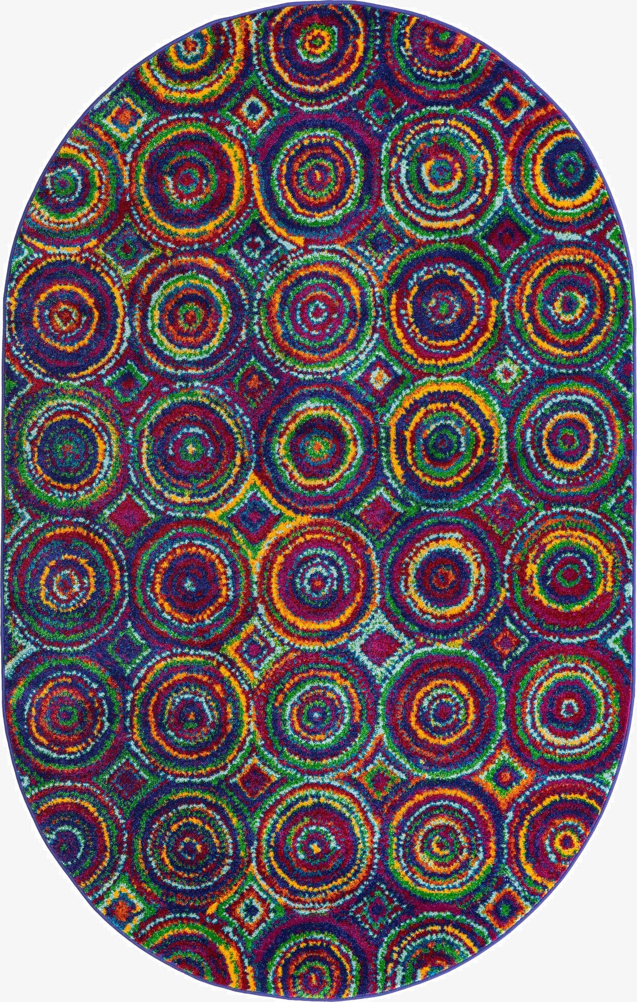 5' 3 x 8' Calypso Oval Rug