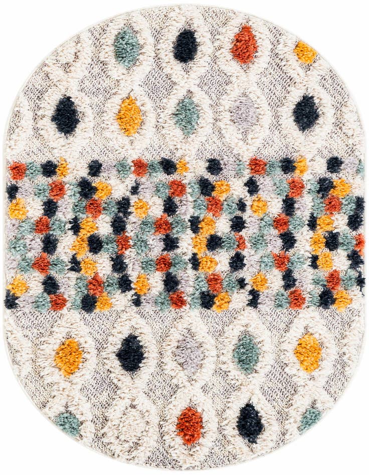 Detail image of 2' x 3' Cherokee Oval Rug