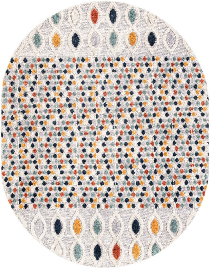 Detail image of 7' 10 x 10' Cherokee Oval Rug