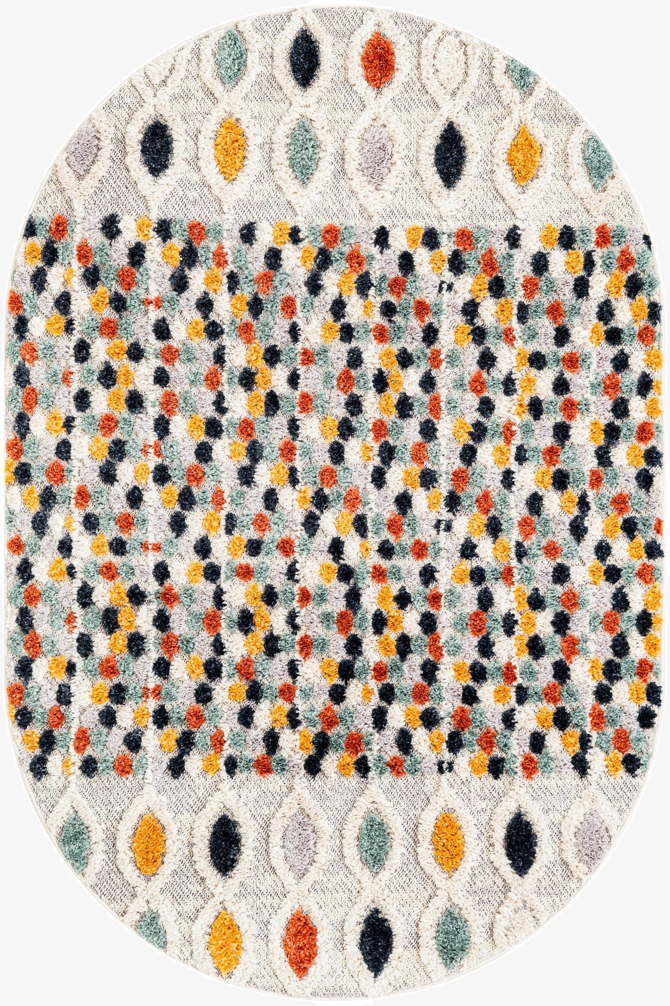 4' 1 x 6' 1 Cherokee Oval Rug