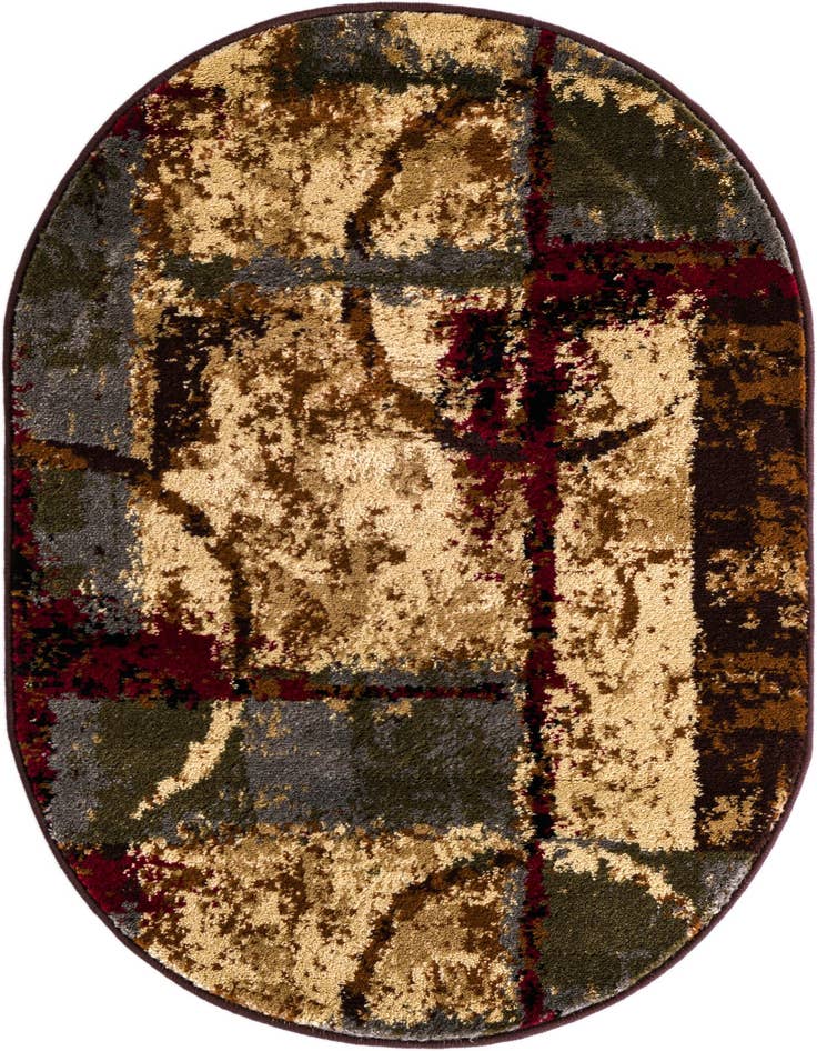 Detail image of 2' x 3' Coffee Shop Oval Rug