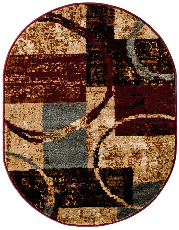 Detail image of 2' x 3' Coffee Shop Oval Rug