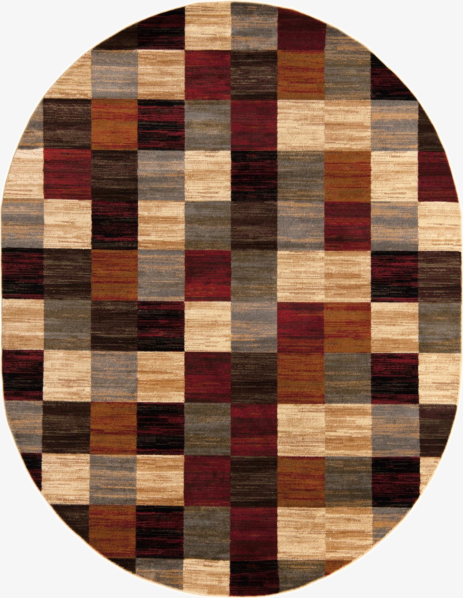 7' 10 x 10' Coffee Shop Oval Rug