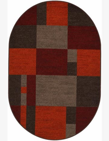 4' 1 x 6' 1 Equinox Oval Rug