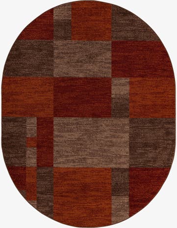 7' 10 x 10' Equinox Oval Rug
