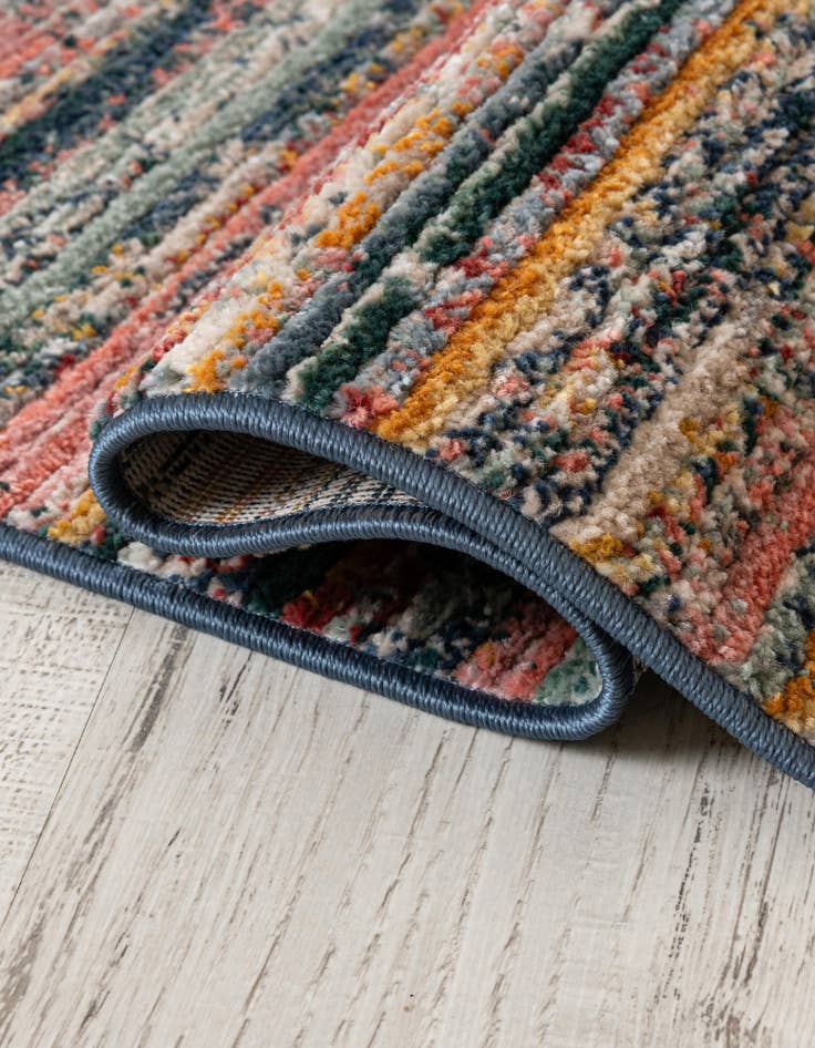 Detail image of 5' 3 x 8' Gemstone Oval Rug