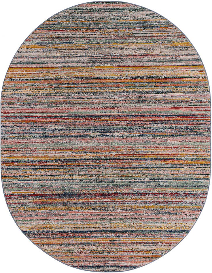 Detail image of 7' 10 x 10' 2 Gemstone Oval Rug