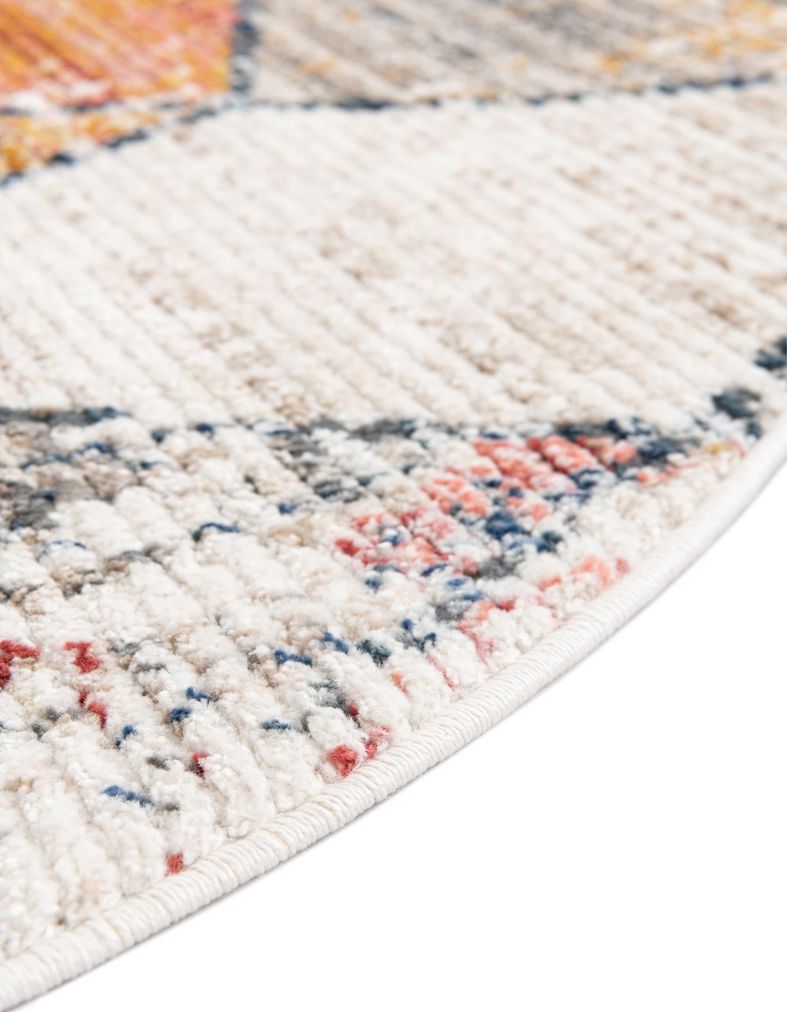 5' 3 x 8' Gemstone Oval Rug