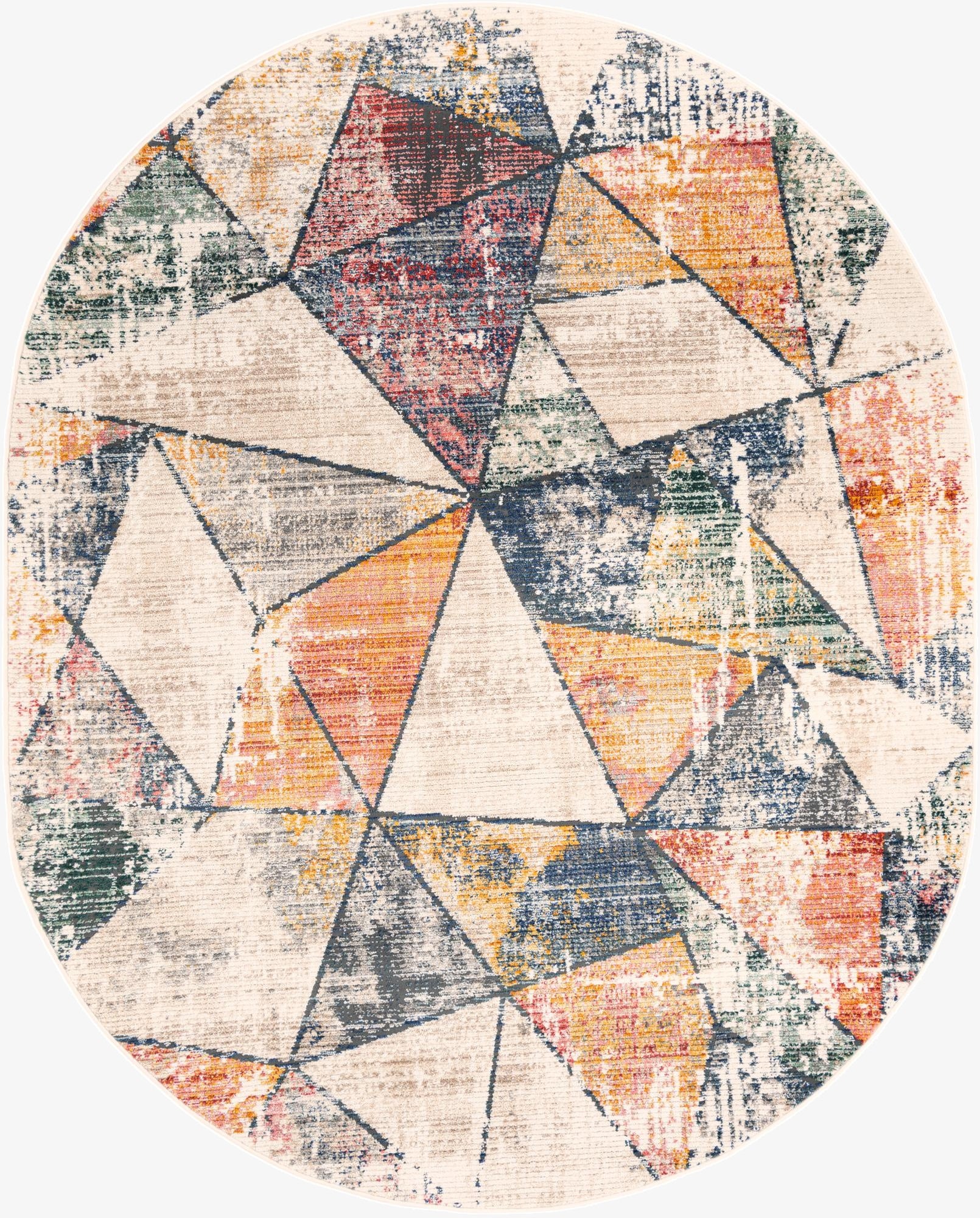 7' 10 x 10' 2 Gemstone Oval Rug