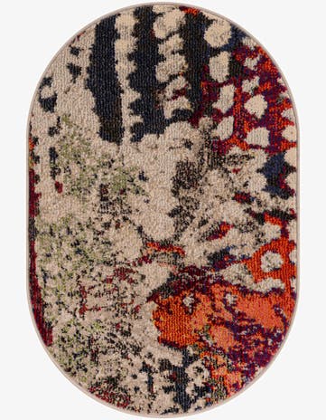 2' 2 x 3' 1 Washable Haerfest Oval Rug