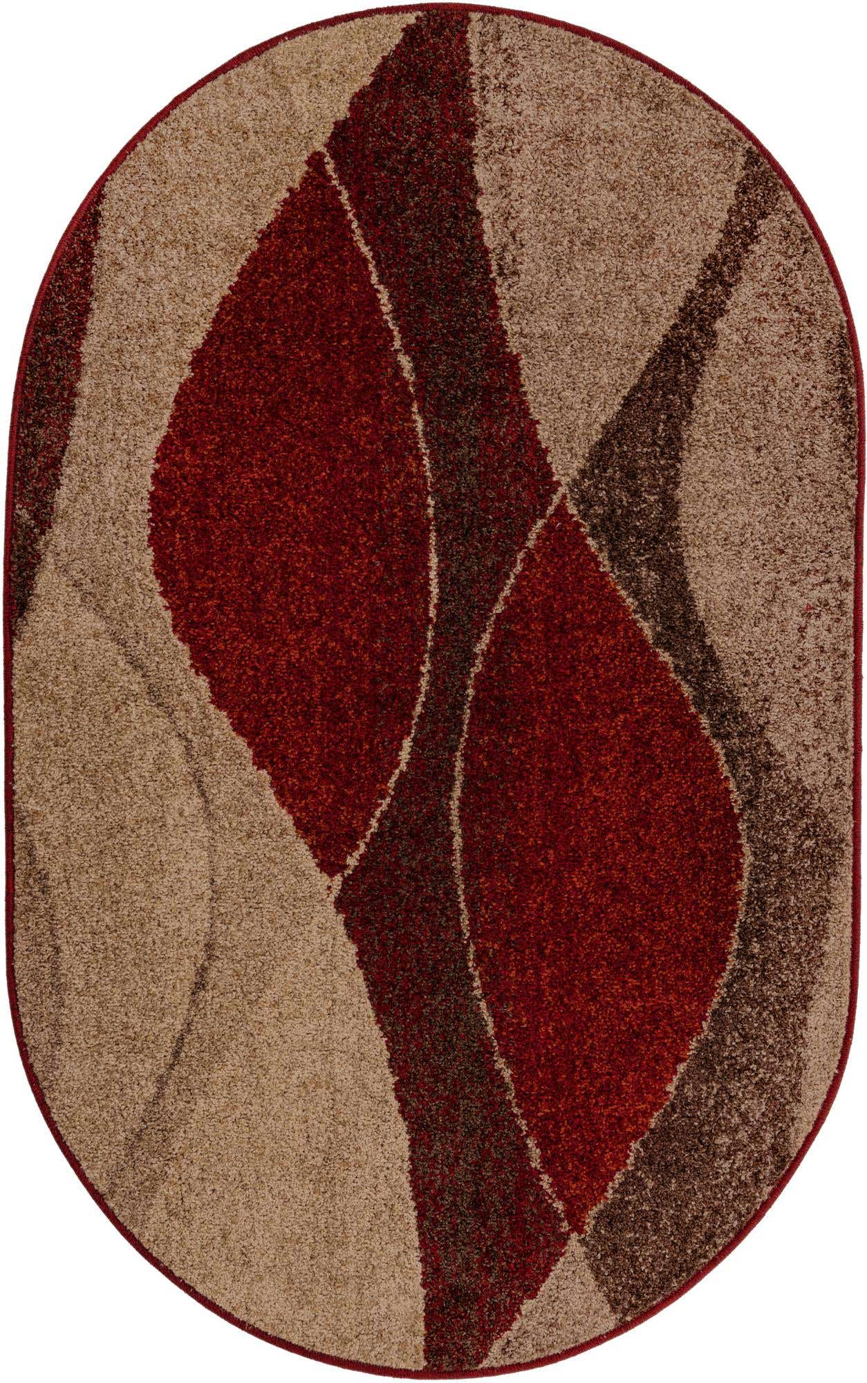 95cm x 160cm Harvest Alfombra Óvalo