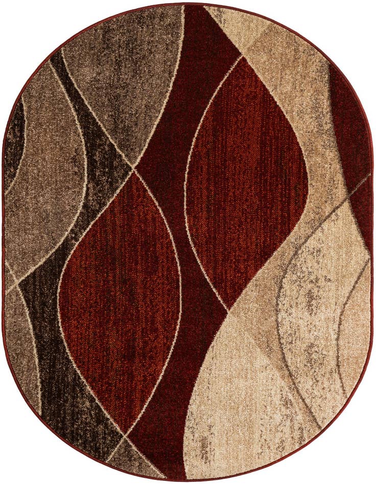 Detail image of 4' 1 x 6' 1 Harvest Oval Rug