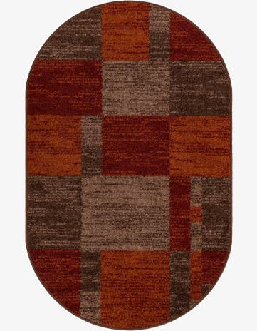 3' x 5' 3 Harvest Oval Rug