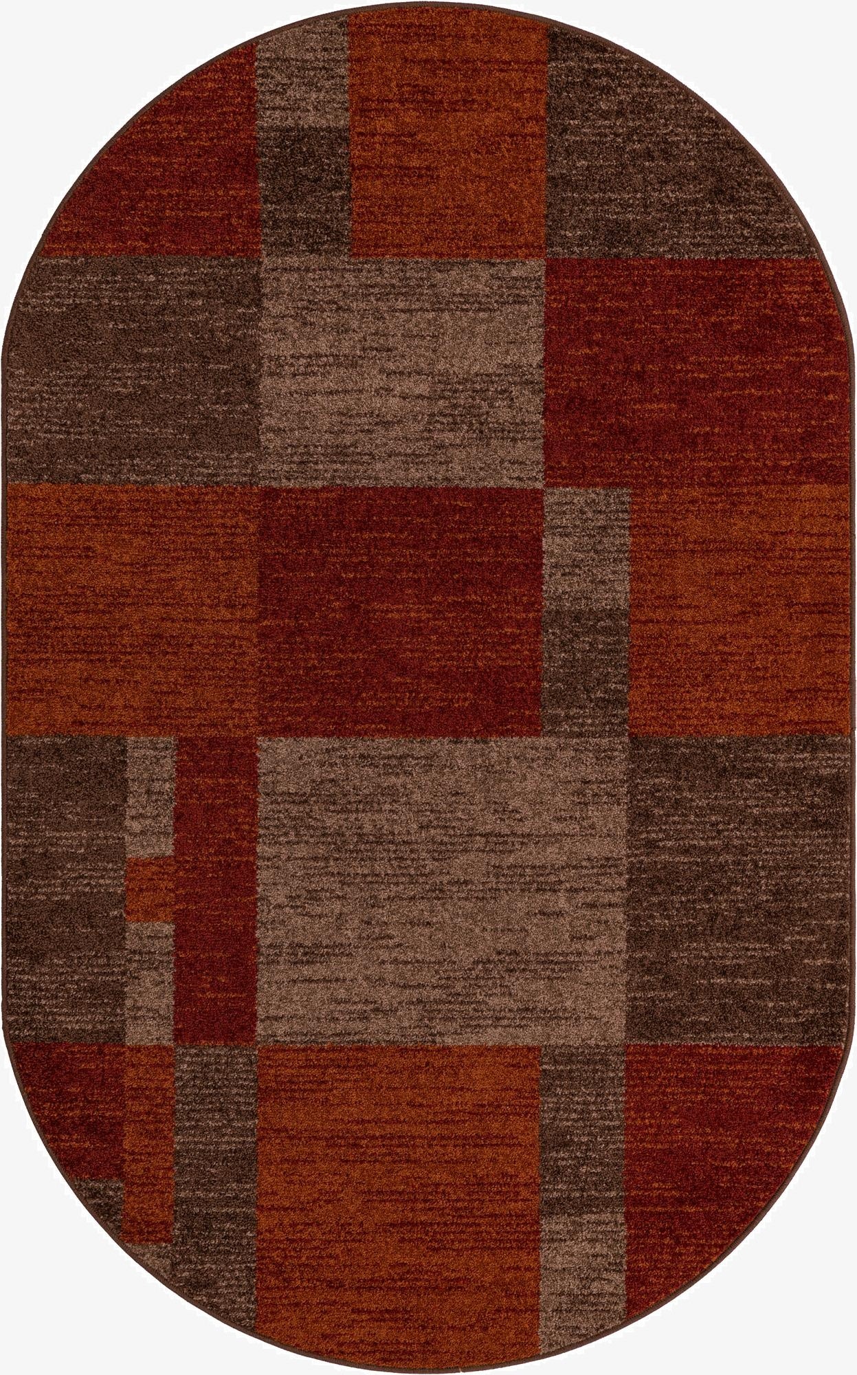 5' 3 x 8' Harvest Oval Rug
