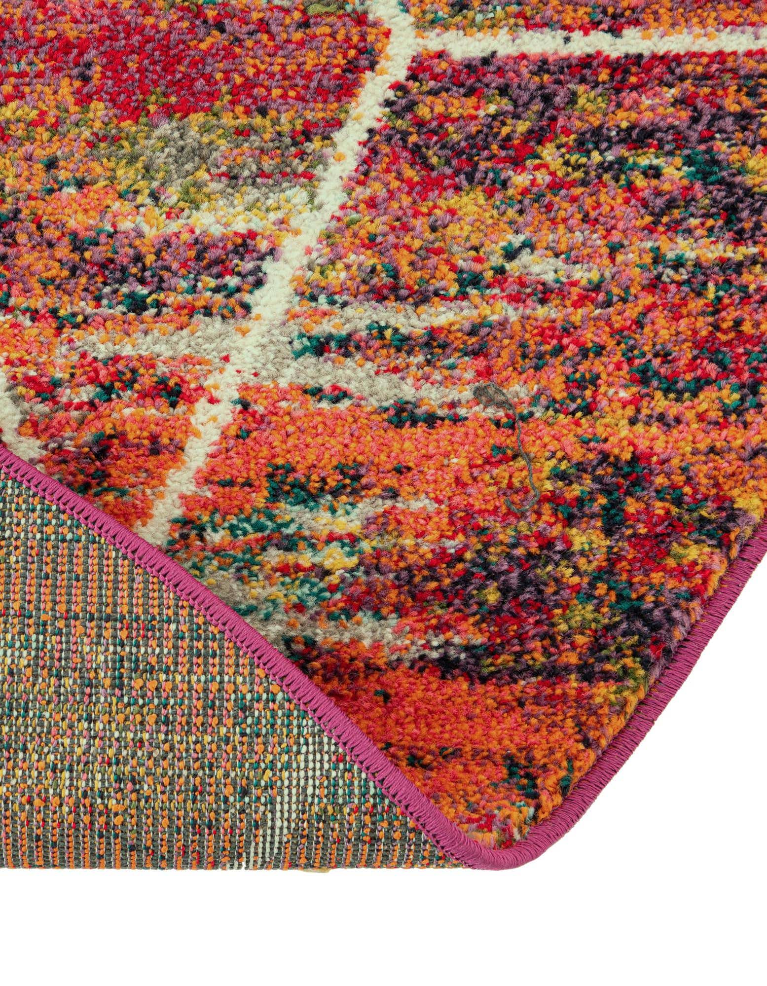 2' x 3' Lattice Frieze Oval Rug