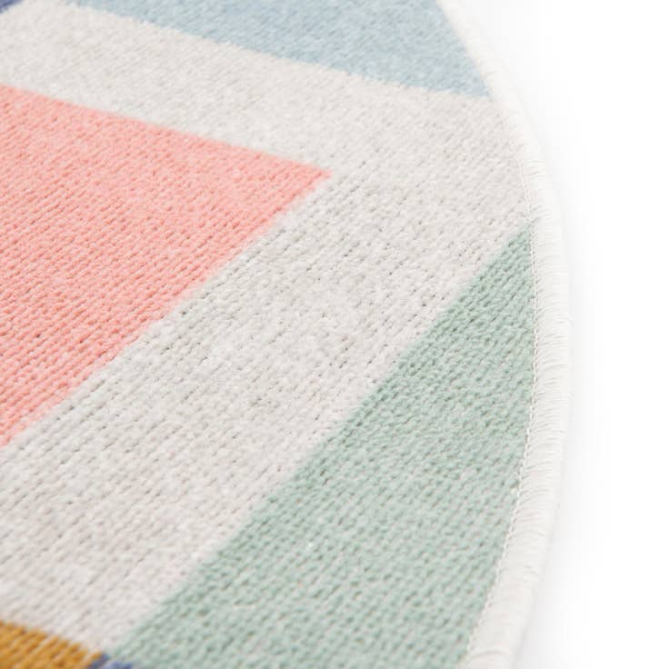 Detail image of 8' x 10' Lotus Oval Rug