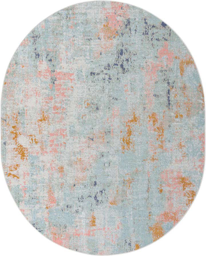 8' x 10' Lotus Oval Rug