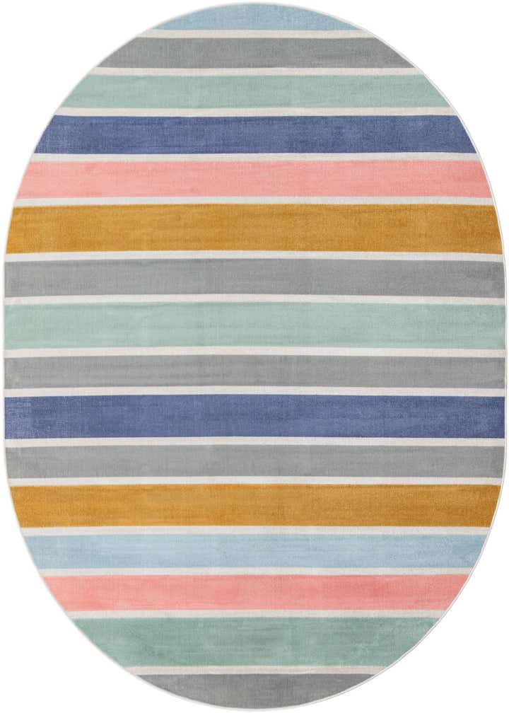8' x 10' Lotus Oval Rug