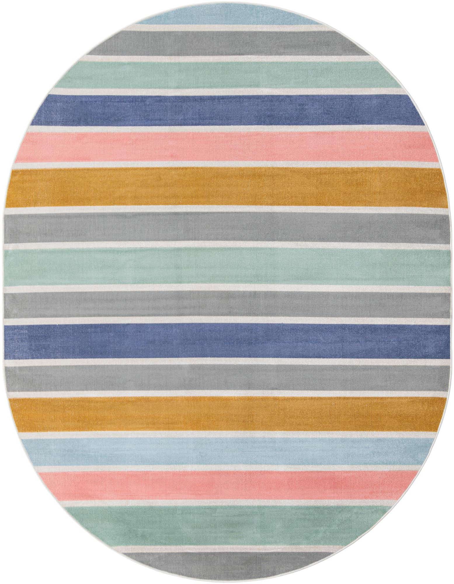 8' x 10' Lotus Oval Rug