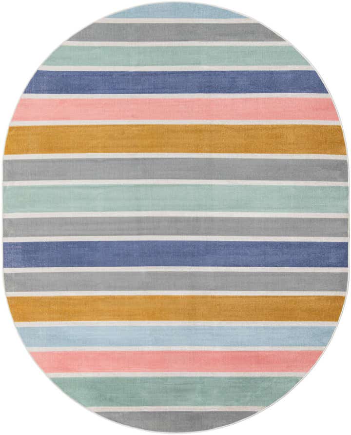 8' x 10' Lotus Oval Rug