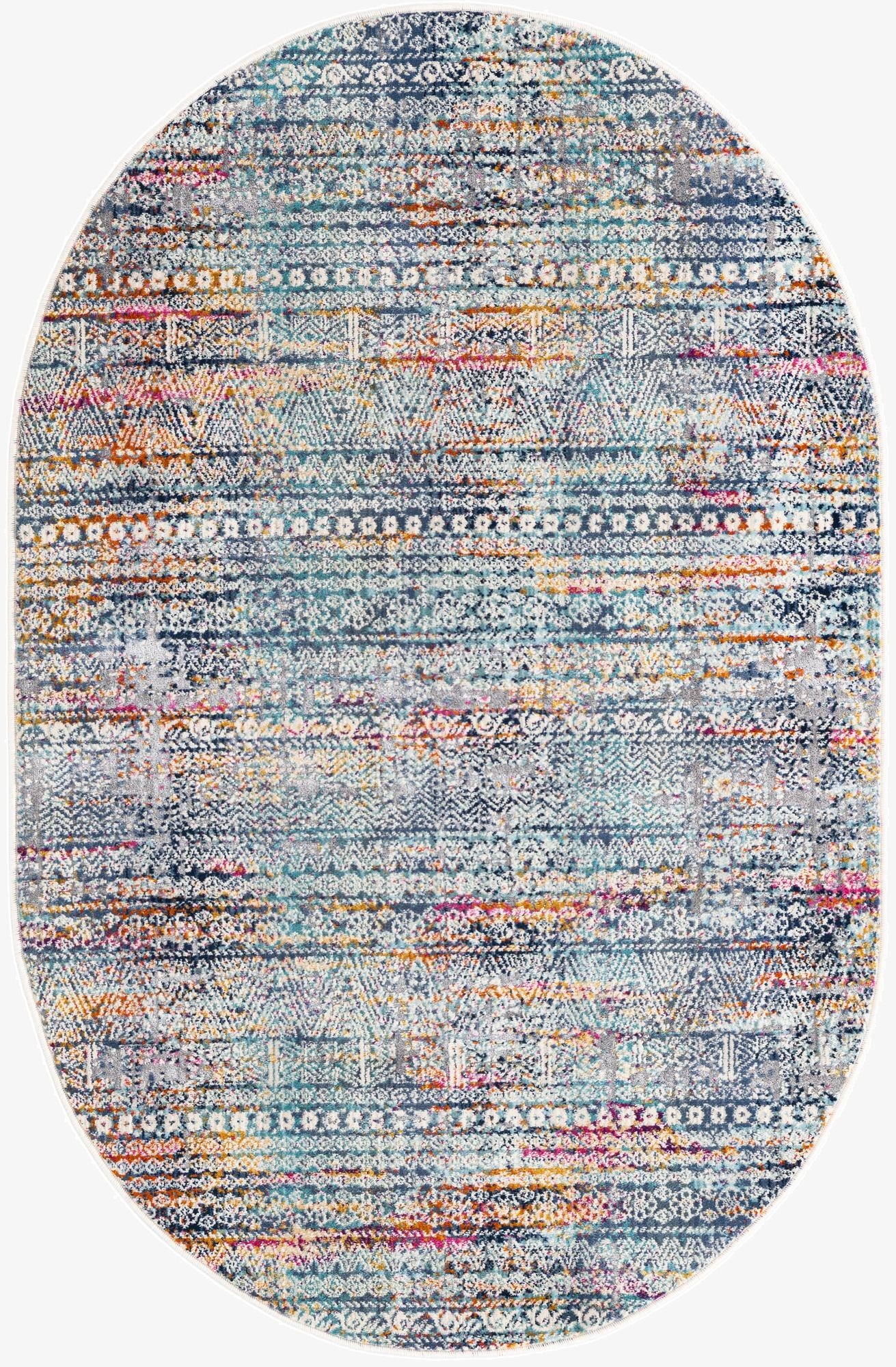 3' 7 x 5' 3 Malibu Oval Rug