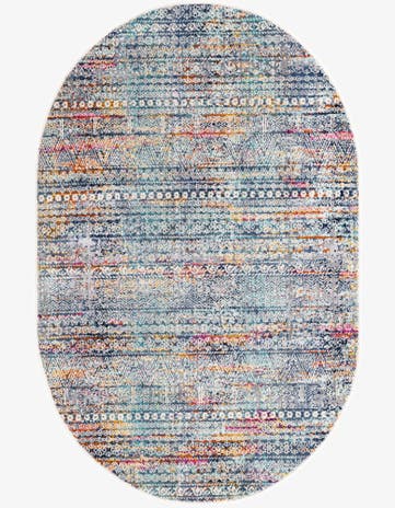3' 7 x 5' 3 Malibu Oval Rug